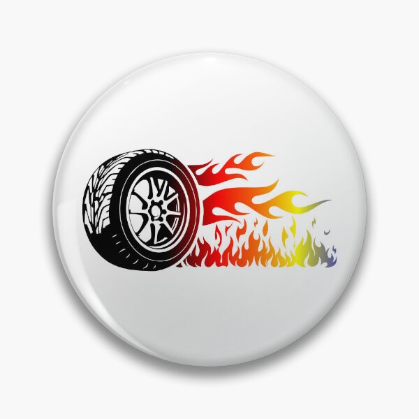 Item preview, WHEEL ON FIRE (WITE) designed and sold by Marlon Oseguera.