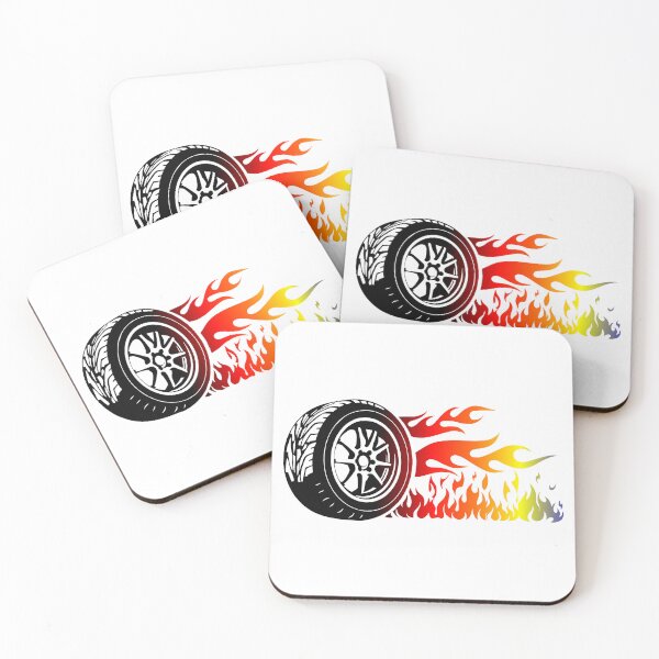 Item preview, WHEEL ON FIRE (WITE) designed and sold by Marlon Oseguera.
