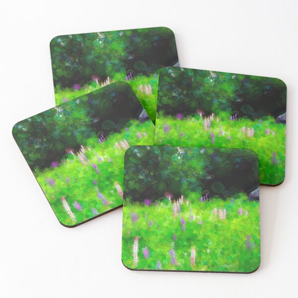 Item preview, Impressions of Lupine on a Glacial Boulder Field designed and sold by Wayne King.