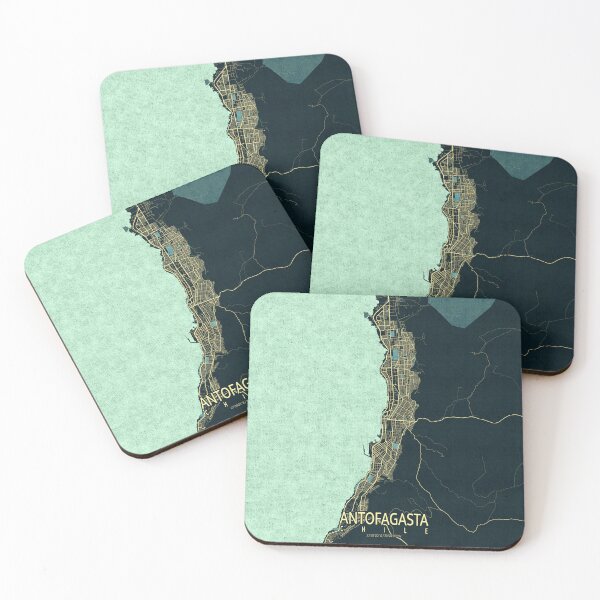 Item preview, Antofagasta City Map of Chile - Summer designed and sold by deMAP.