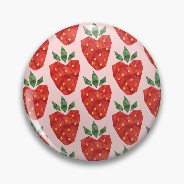 Item preview, Cute Scrappy Strawberry Design designed and sold by ThingsClaireMakes.