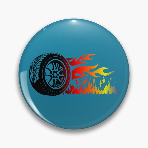 Item preview, WHEEL ON FIRE (#1883A3) designed and sold by Marlon Oseguera.