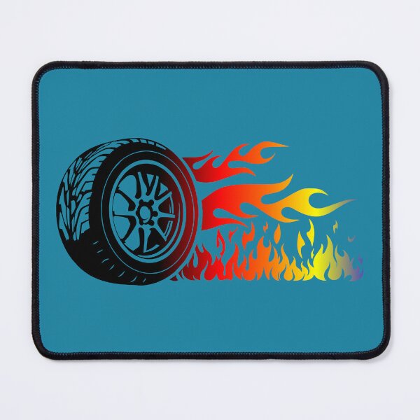 Item preview, WHEEL ON FIRE (#1883A3) designed and sold by Marlon Oseguera.