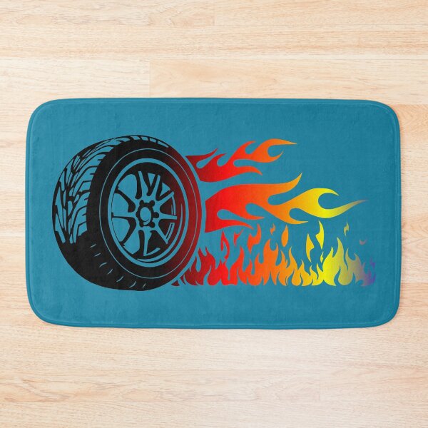 Item preview, WHEEL ON FIRE (#1883A3) designed and sold by Marlon Oseguera.