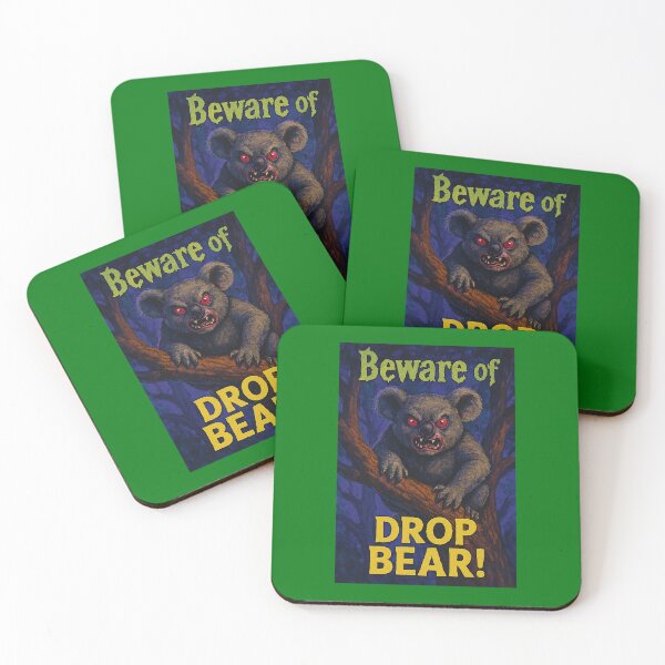 Item preview, Beware of the Drop Bear!  designed and sold by Broken Antler Designs .
