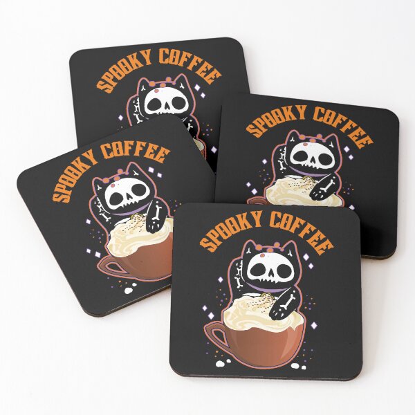 Item preview, Halloween Black Cat Spooky Coffee designed and sold by ProWittyDesigns.