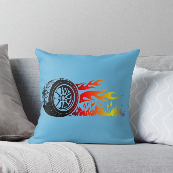 Item preview, WHEEL ON FIRE (#65B7DD) designed and sold by Marlon Oseguera.