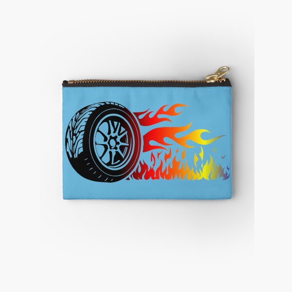 Item preview, WHEEL ON FIRE (#65B7DD) designed and sold by Marlon Oseguera.