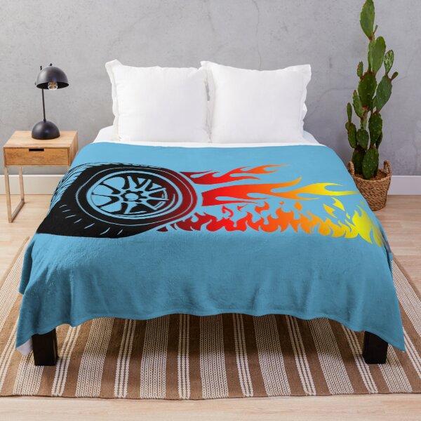 Item preview, WHEEL ON FIRE (#65B7DD) designed and sold by Marlon Oseguera.