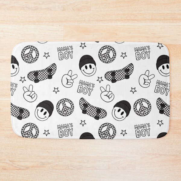 Item preview, Mamas boy pattern designed and sold by Retro Street Studios.