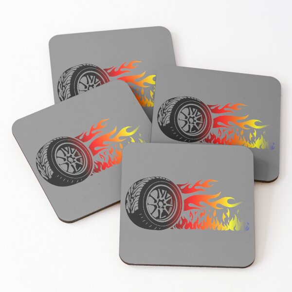 Item preview, WHEEL ON FIRE (#808080) designed and sold by Marlon Oseguera.