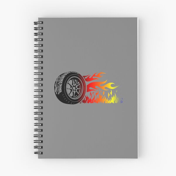 Item preview, WHEEL ON FIRE (#808080) designed and sold by Marlon Oseguera.