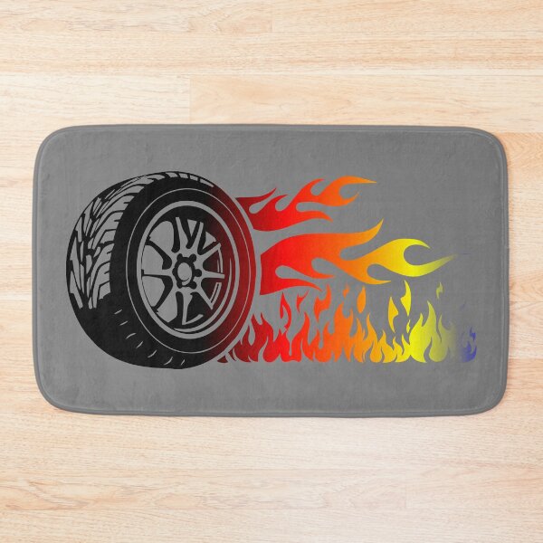Item preview, WHEEL ON FIRE (#808080) designed and sold by Marlon Oseguera.