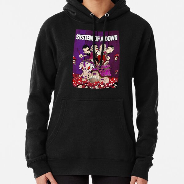 Sweat à Capuche Homme SOAD (System Of A Down) - Style Groupe Rock, Streetwear Décontracté, Logo Imprimé - Cadeau Fan