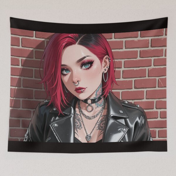 Item preview, Tattooed and Pierced Punk Girl. designed and sold by Graizelle.