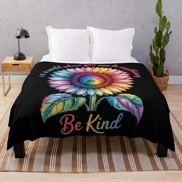 Item preview, LGBTQ Rainbow Flower Pride Equality Kindness designed and sold by Sea4Adventures.