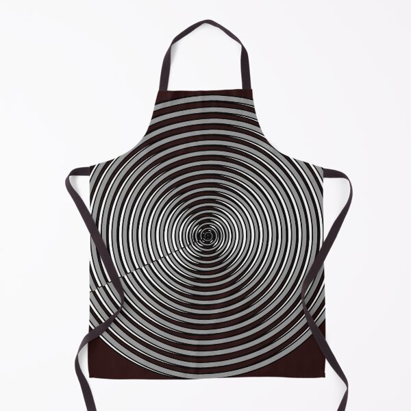 Item preview, Large Simple Spiral, white-black-gray, with black background designed and sold by Phiforge.
