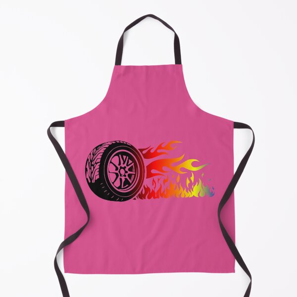 Item preview, WHEEL ON FIRE (#E14F90) designed and sold by Marlon Oseguera.