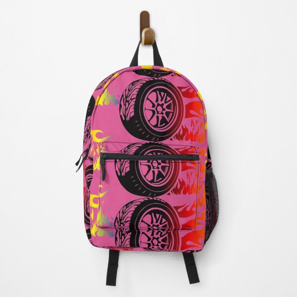Item preview, WHEEL ON FIRE (#E14F90) designed and sold by Marlon Oseguera.