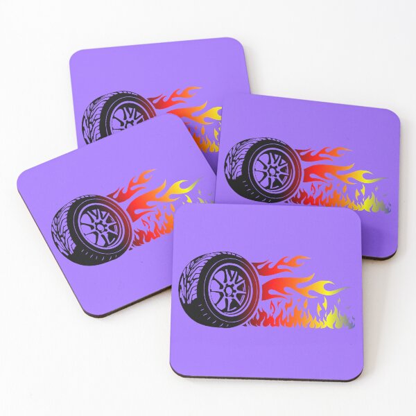 Item preview, WHEEL ON FIRE (#9966FF) designed and sold by Marlon Oseguera.