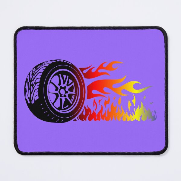 Item preview, WHEEL ON FIRE (#9966FF) designed and sold by Marlon Oseguera.