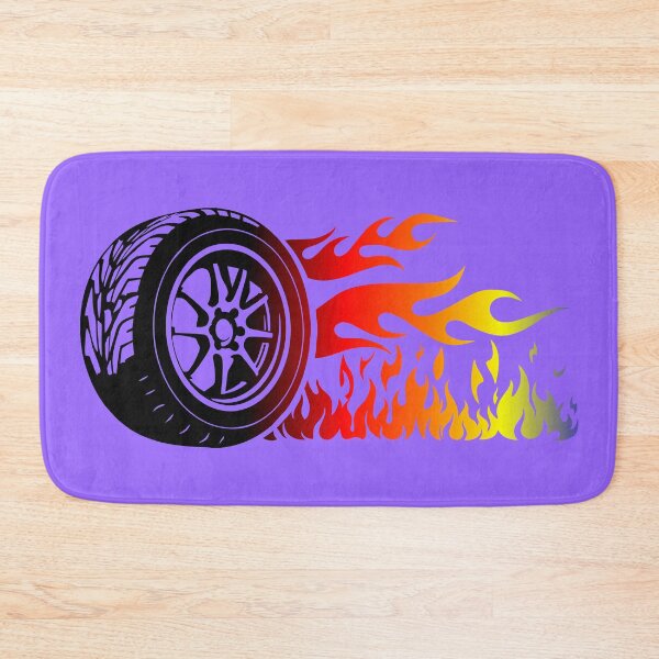 Item preview, WHEEL ON FIRE (#9966FF) designed and sold by Marlon Oseguera.