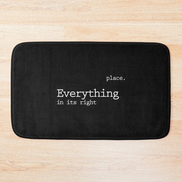 Item preview, Everything in its right place  designed and sold by Dompatrol.
