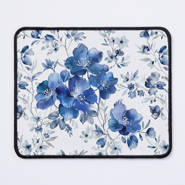 Item preview, Blue Floral Art designed and sold by CoolPixels.