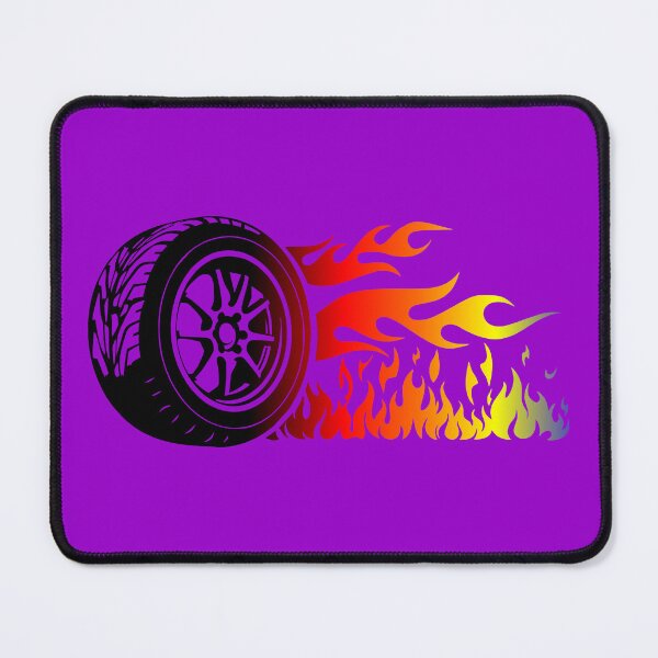 Item preview, WHEEL ON FIRE (#9900CC) designed and sold by Marlon Oseguera.