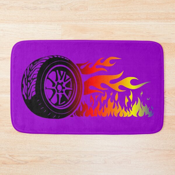 Item preview, WHEEL ON FIRE (#9900CC) designed and sold by Marlon Oseguera.