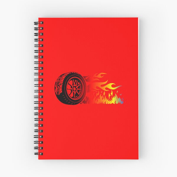 Item preview, WHEEL ON FIRE (#FF0000) designed and sold by Marlon Oseguera.