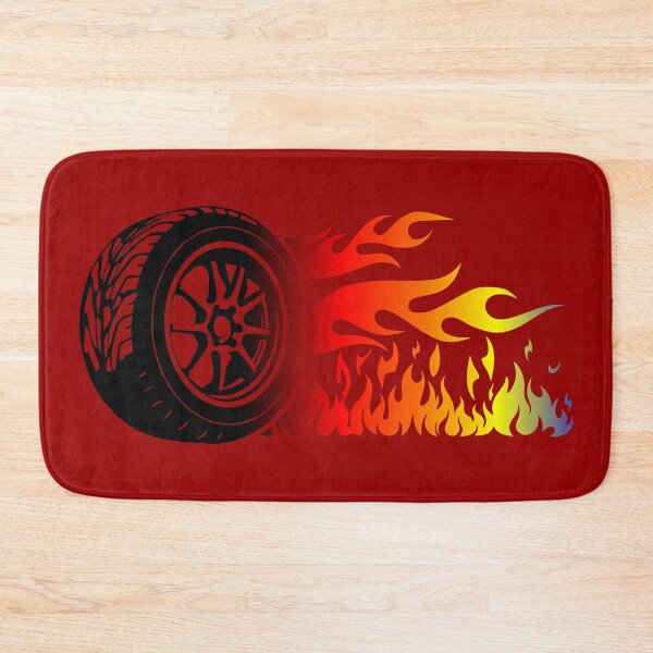 Item preview, WHEEL ON FIRE (#990000) designed and sold by Marlon Oseguera.