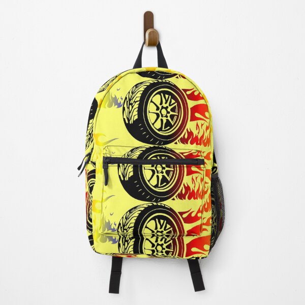 Item preview, WHEEL ON FIRE (#FFFF66) designed and sold by Marlon Oseguera.