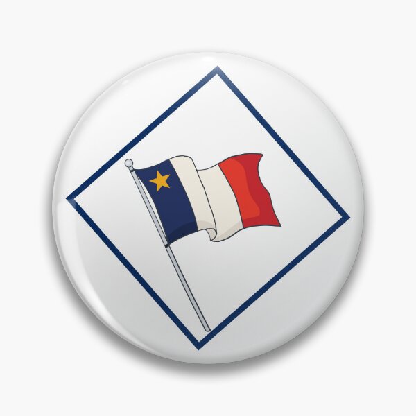 Item preview, L'Acadie Flag T-Shirt designed and sold by Blue-Heron-D.