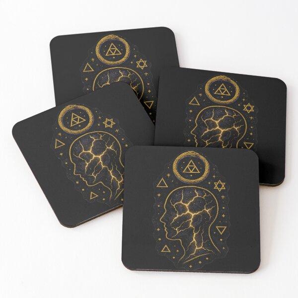 Item preview, Alchemy, Glowing Gold Veins designed and sold by KaurisDigital.