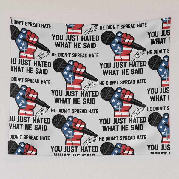Item preview, Charlie Kirk in memory patriot freedom USA  designed and sold by tiffanator606.