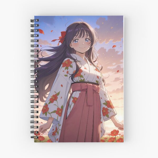 Item preview, Fragrant Kaoruko Waguri Sunset Yukata Anime Girl Waifu Serenity designed and sold by HumbertoValveno.