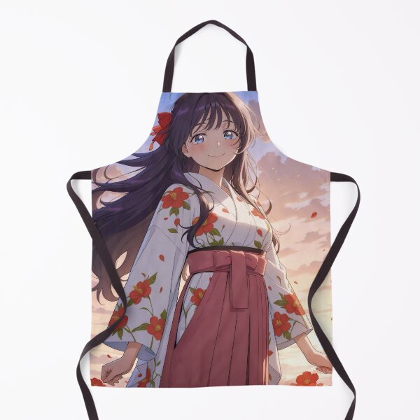 Item preview, Fragrant Kaoruko Waguri Sunset Yukata Anime Girl Waifu Serenity designed and sold by HumbertoValveno.