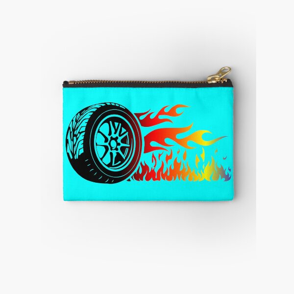 Item preview, WHEEL ON FIRE (#00FFFF) designed and sold by Marlon Oseguera.