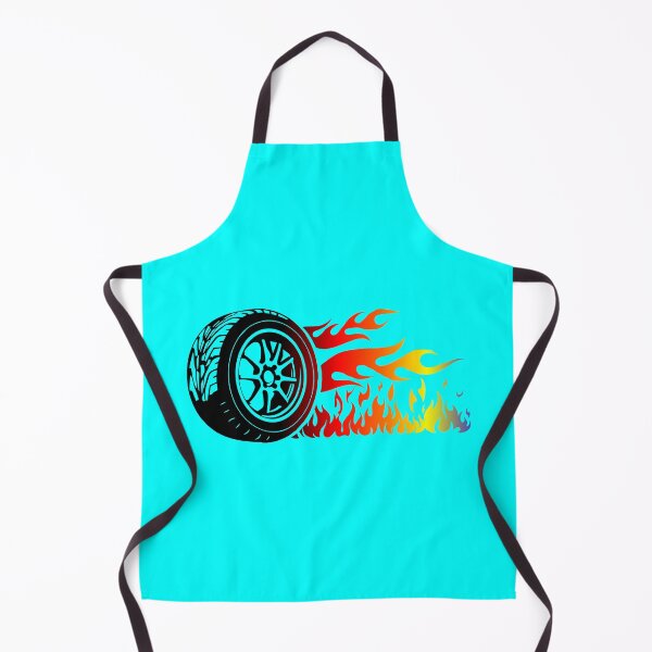 Item preview, WHEEL ON FIRE (#00FFFF) designed and sold by Marlon Oseguera.