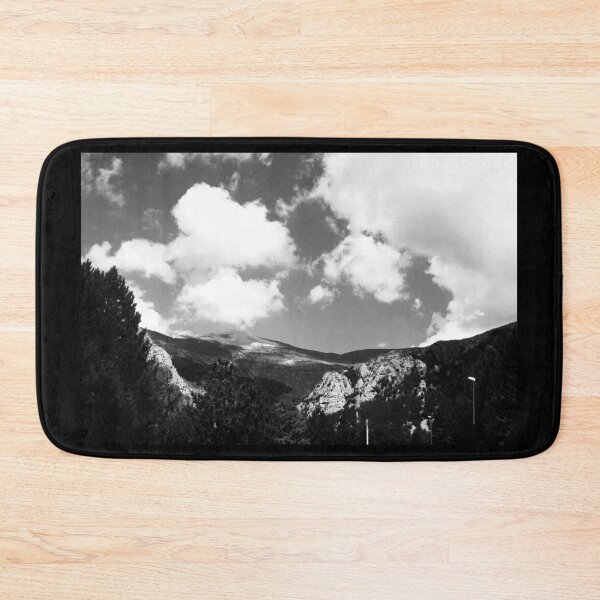 Item preview, View from Frontignano di Ussita with clouds, mountains, vegetation, trees designed and sold by Kristina Drozd.