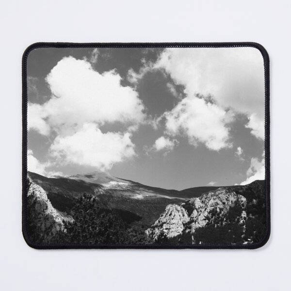 Item preview, View from Frontignano di Ussita with clouds, mountains, vegetation, trees designed and sold by Kristina Drozd.