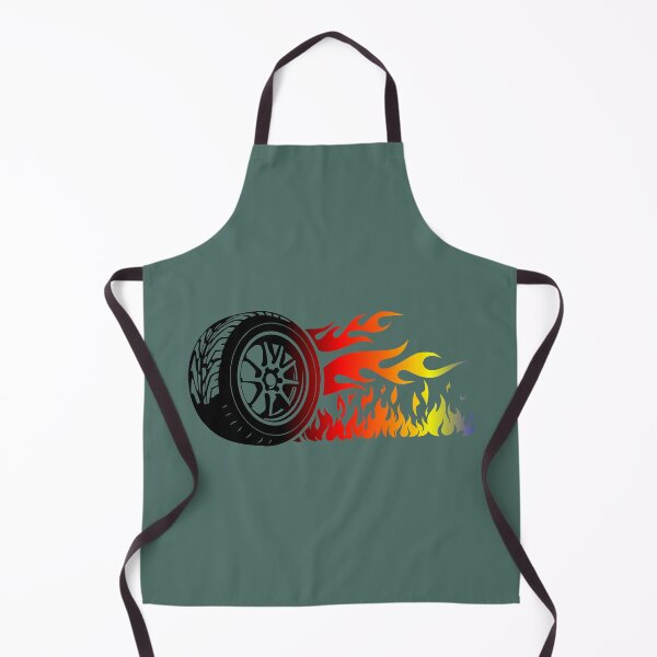 Item preview, WHEEL ON FIRE (#4E6D67) designed and sold by Marlon Oseguera.
