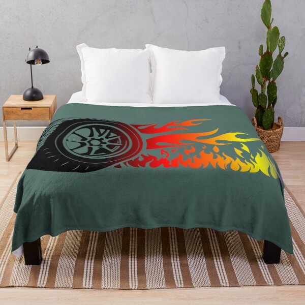 Item preview, WHEEL ON FIRE (#4E6D67) designed and sold by Marlon Oseguera.
