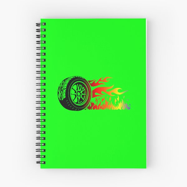 Item preview, WHEEL ON FIRE (#00FF00) designed and sold by Marlon Oseguera.