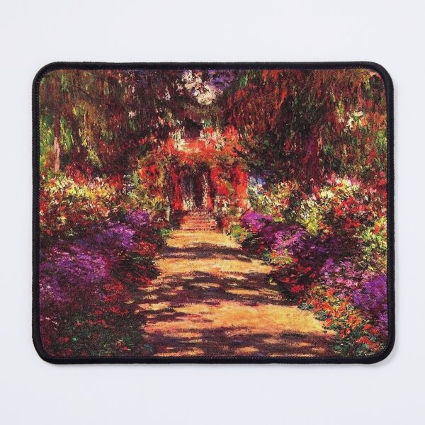 Item preview, Garden Path at Giverny, 1902 by Claude Monet designed and sold by Art Outlaws.