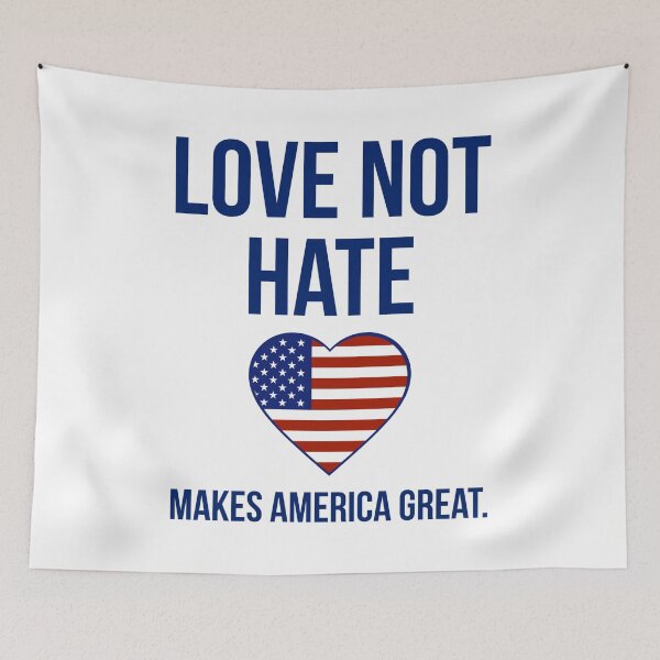 Item preview, Love not hate designed and sold by Rachel the Artist .