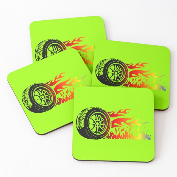 Item preview, WHEEL ON FIRE (#99FF00) designed and sold by Marlon Oseguera.
