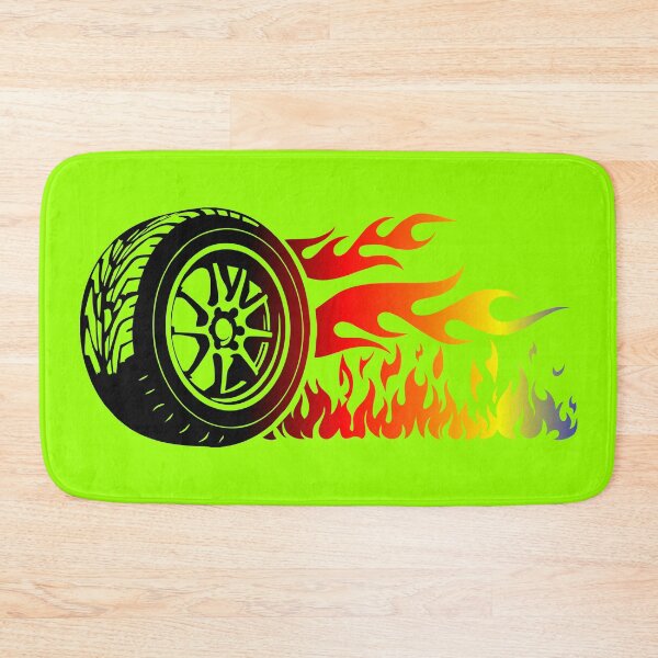 Item preview, WHEEL ON FIRE (#99FF00) designed and sold by Marlon Oseguera.