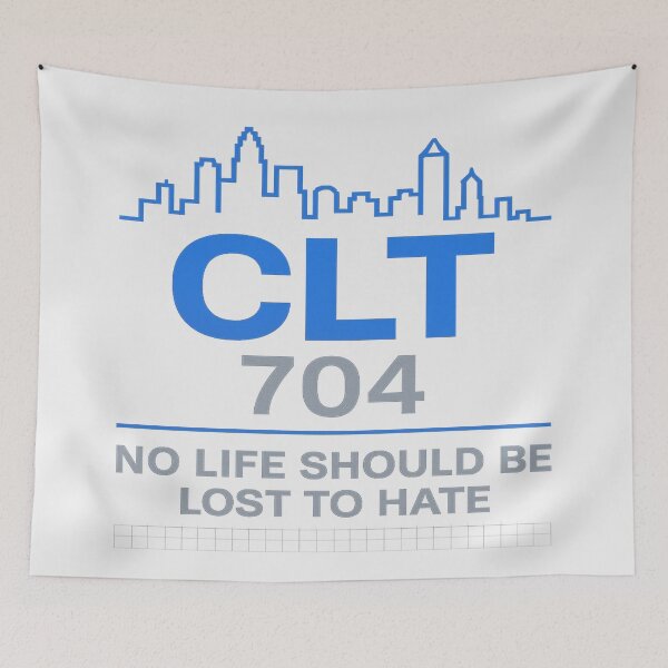 Item preview, CLT 704 Skyline – No Life Should Be Lost to Hate designed and sold by JM Language Service.